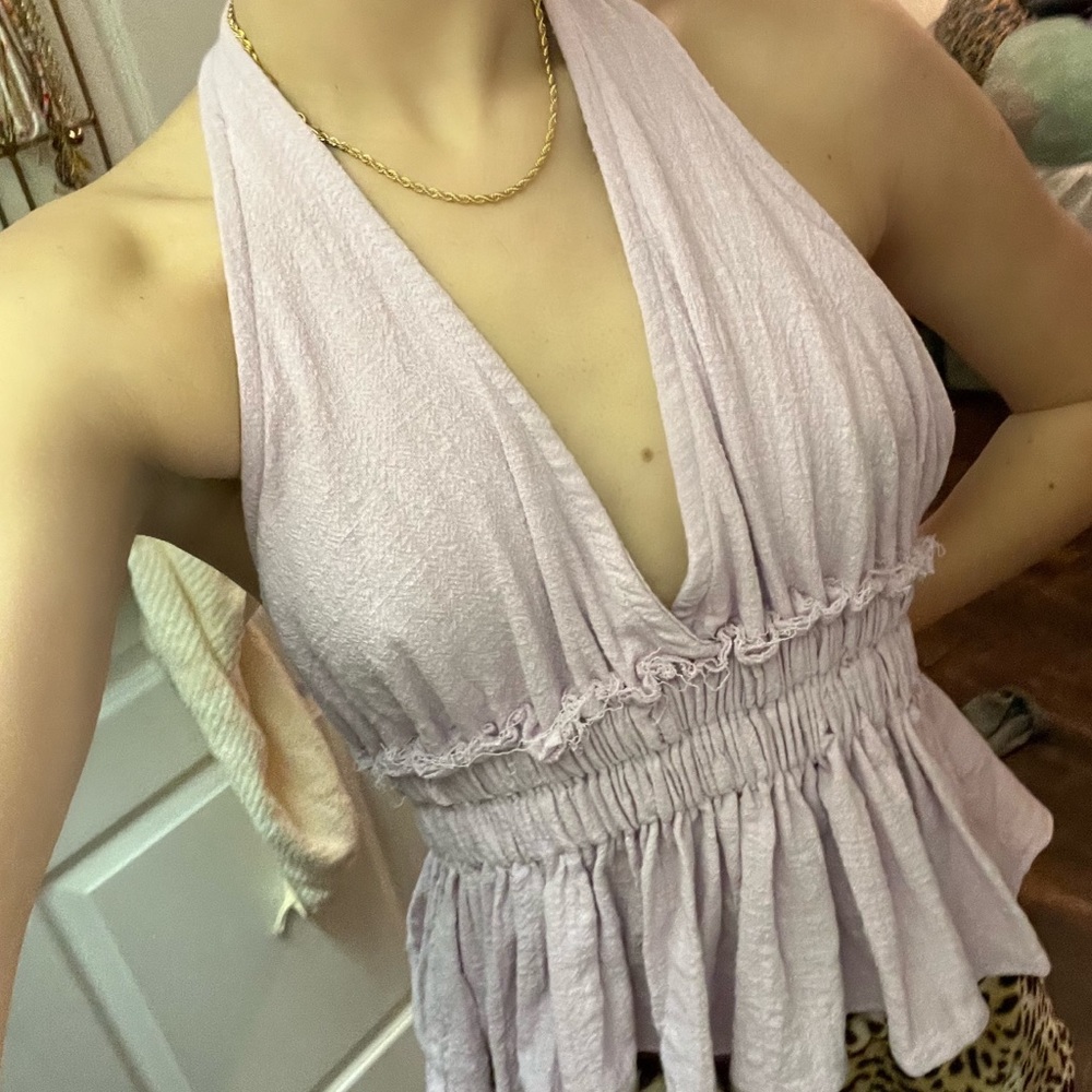Halter tie top